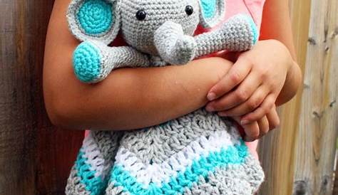 Crochet Elephant Lovey Pattern Free