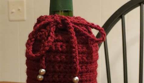 Wine Bottle Gift Bags Crochet Pattern | Etsy