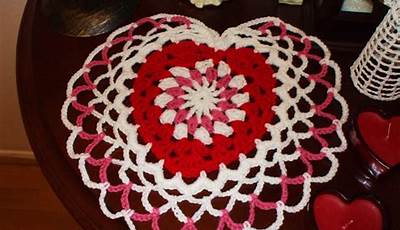 Crochet Valentine Doily