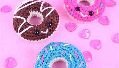 Crochet Valentine Donut