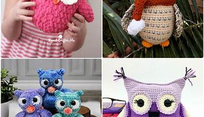 Crochet Valentine Owl Pattern