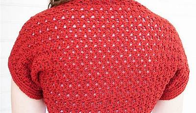 Crochet Valentine Shrug