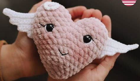Crochet Valentines Plush Pin On My Handmade Toys
