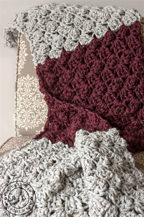 Crochet Blanket Pattern 10Mm Hook