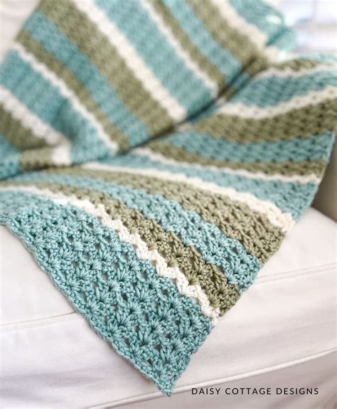 Crochet Blanket Pattern Size 4 Yarn