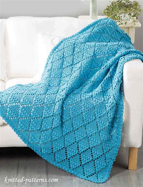 Crochet Blanket Patterns One Colour