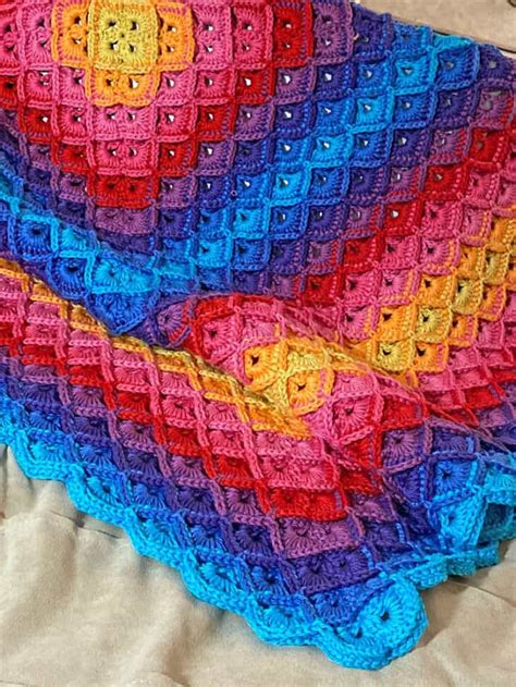 Crochet Blanket Rainbow