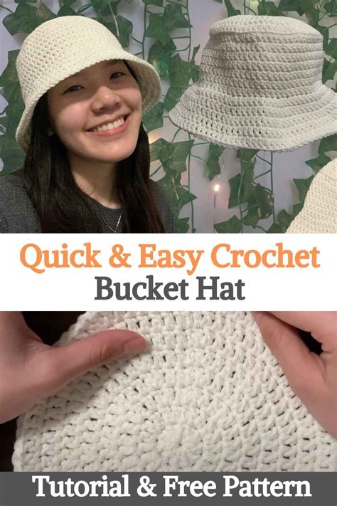 Crochet Bucket Hat Tutorial For Beginners