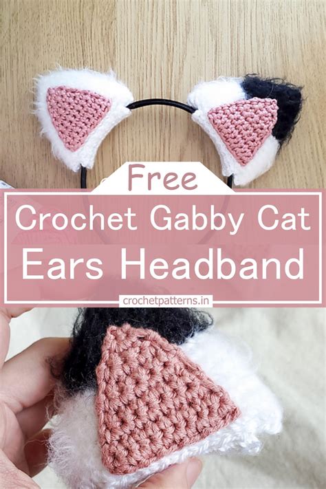 Crochet Cat Ears Headband Pattern