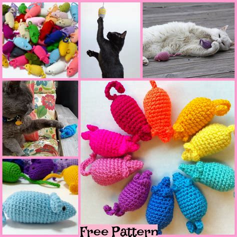 crochet cat toys pattern free