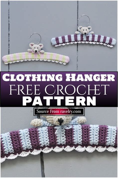 Crochet clothes hanger pattern
