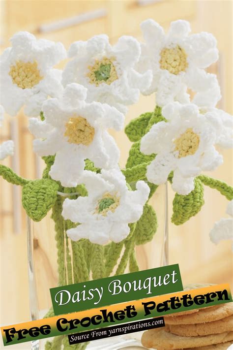 Crochet Daisy Bouquet Pattern