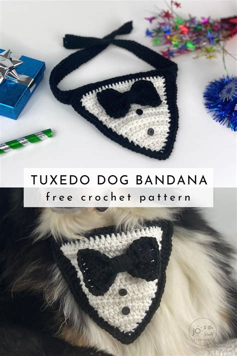 Crochet Dog Tuxedo Pattern