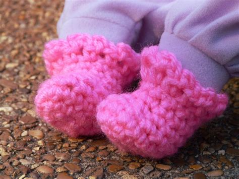 Crochet Doll Booties Pattern Free