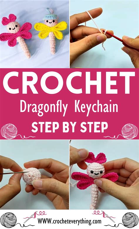 Crochet Dragonfly Key Chain Pattern