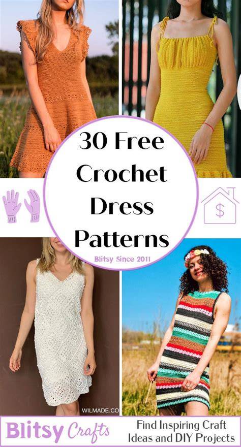 crochet dress patterns