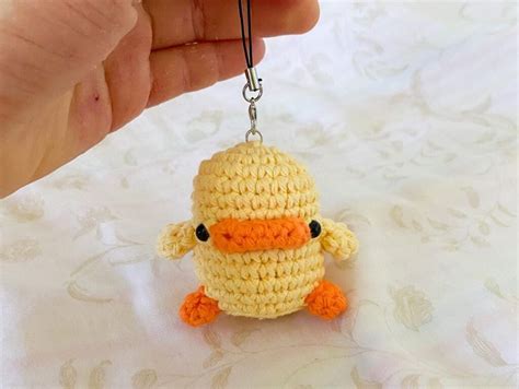 Crochet Duck Keychain Pattern Free