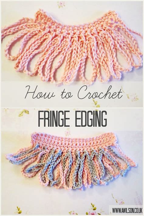Crochet Fringe Edging