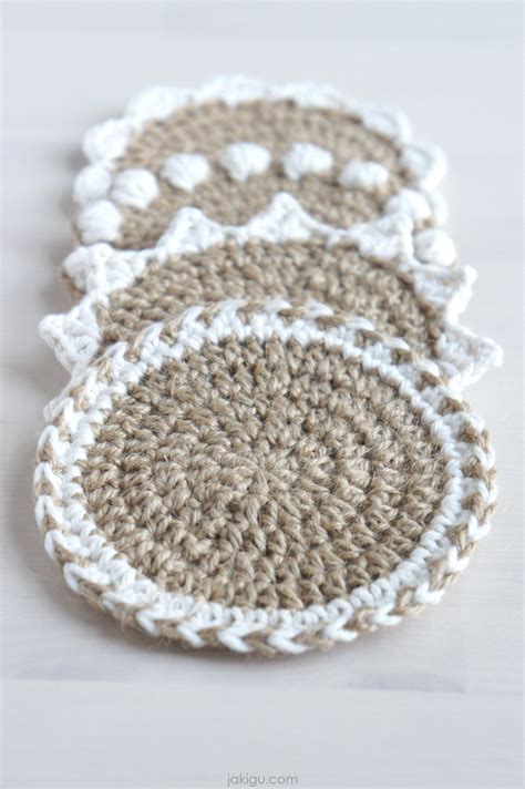 Crochet Jute Coasters
