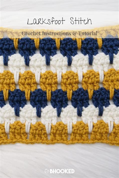 Crochet Larksfoot Pattern Written Instructions