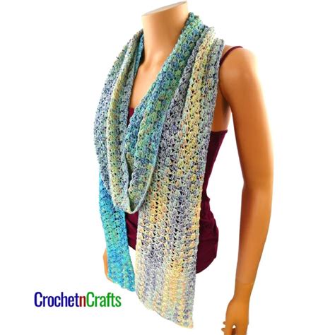Crochet Lightweight Scarf
