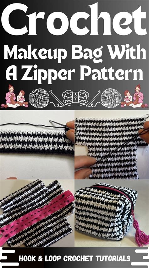 Crochet Makeup Bag With Zipper Pattern