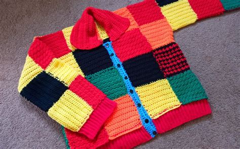 Crochet Patch Work Cardigan Harry Styles