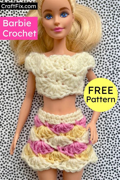 Crochet Pattern For Barbie Doll Clothes