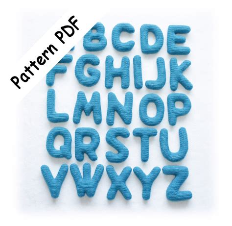 Crochet Pattern For Capital Letters