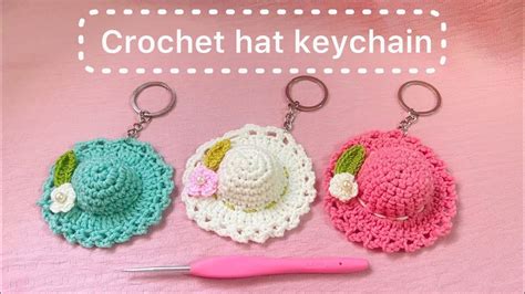 Crochet Pattern For Hat Keychain