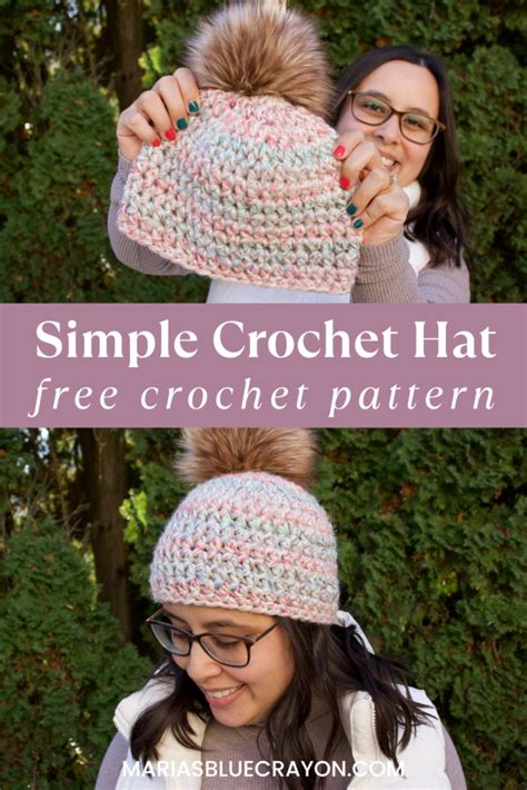 Crochet Pattern For Simple Hat