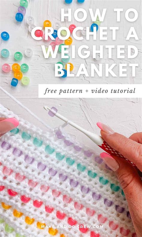 Crochet Pattern Weighted Blanket