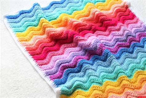 Crochet Patterns For Ripple Blanket
