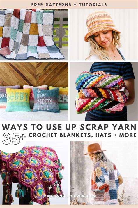 Crochet Patterns Using Scrap Yarn