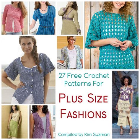 Crochet and Knitting Free lace crochet plus size blouse tank top pattern.