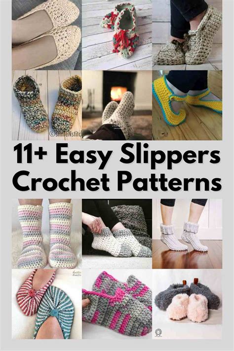 Crochet Slippers Printable Paper Insert