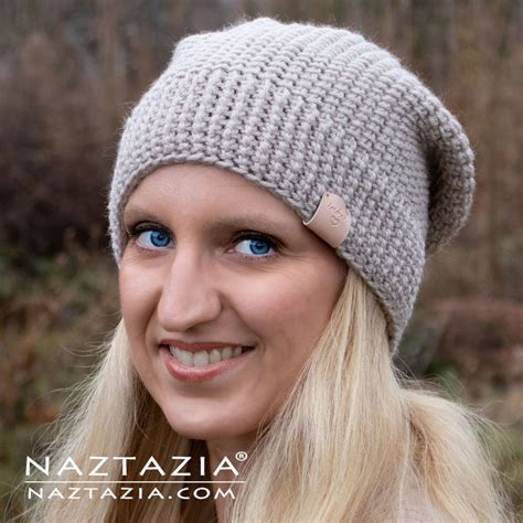 crochet slouchy beanie