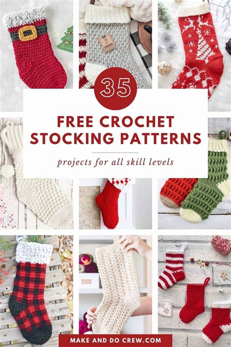 Crochet Small Christmas Stocking Pattern Free