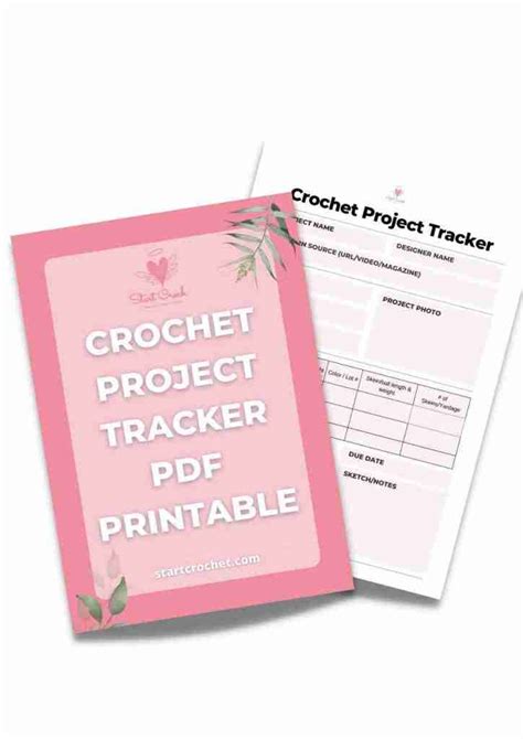 Crochet Tracker Free Printable