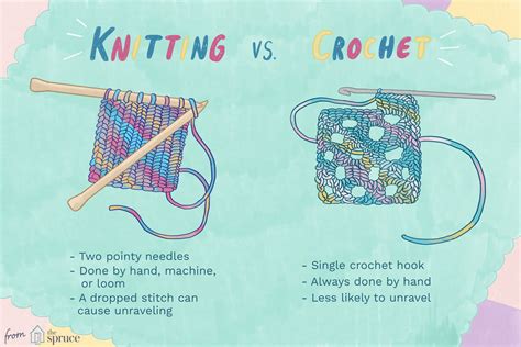 Knitting Versus Crocheting What's the Difference and