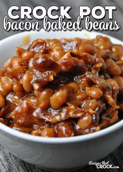 Crock Pot Baked Beans with Bacon Recipe These Old Cookbooks