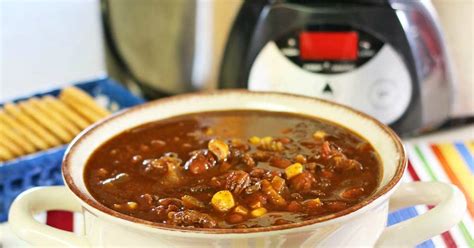 crock pot chili with dried beans recipe