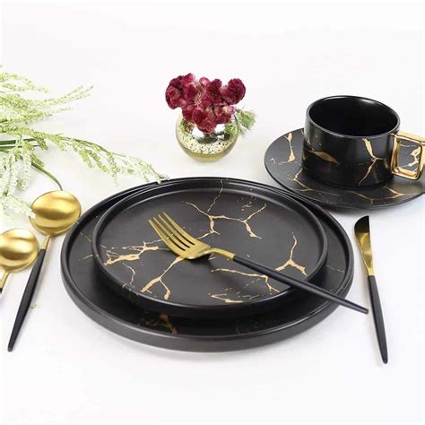 Crockery Dinner Set Marble