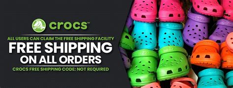crocs free shipping code