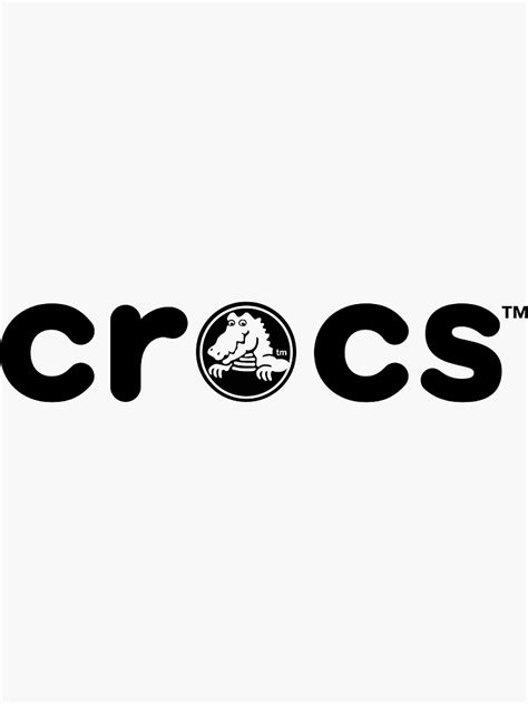 crocs logo sticker