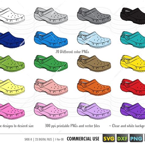 Crocs SVG designs for trendy and unique fashion statements