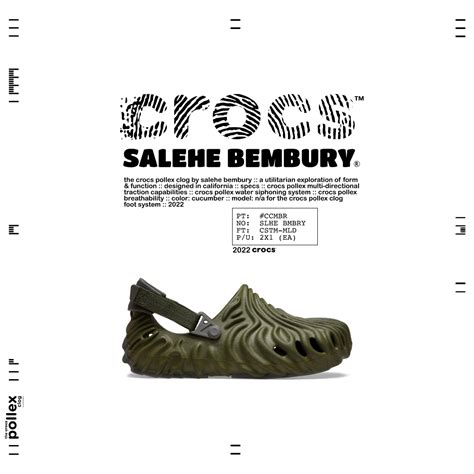 crocs x salehe bembury shoe ads