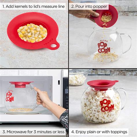 Crofton Microwave Popcorn Maker Instructions