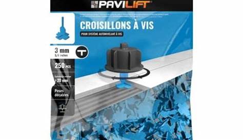 250 Croisillons en "I" Autonivelant PAVILIFT 3mm