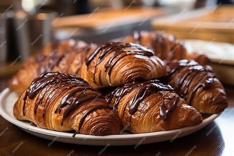 Croissants dorés et feuilletés